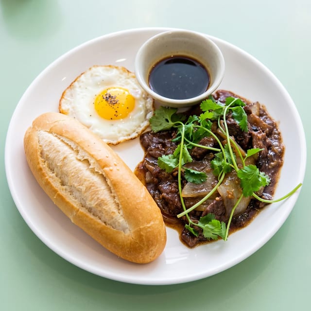 Bò Né (Với Cơm Hoặc Bánh Mì).